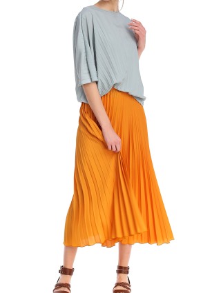 Оранжевая юбка WEEKEND MAX MARA: фото 3 - Invogue